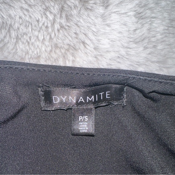 Dynamite Black Square Neck Crop Top - Picture 5 of 5